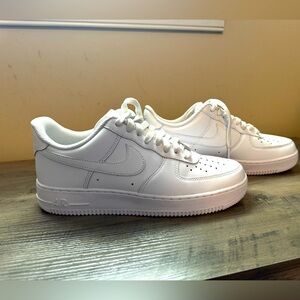 Nike Air Force all white Mens size 8.5/w10.5